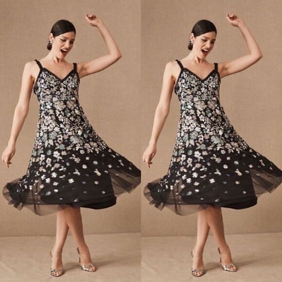 BHLDN x Needle & Thread Wildflower Dress - Picture 1 of 6